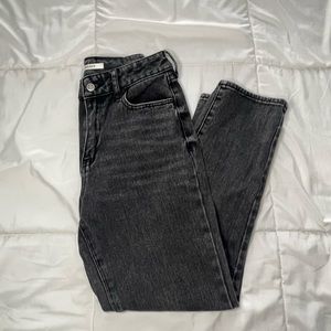 PACSUN dark wash mom jeans